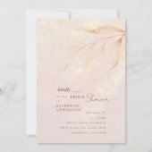 Pastel Sherbet Bridal Dusche Einladung (Vorderseite)