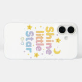 Pastel "Shine Little Star" Celestial Case-Mate iPhone Hülle (Rückseite (Horizontal))