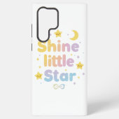 Pastel "Shine Little Star" Celestial Samsung Galaxy Hülle (Rückseite)