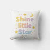 Pastel "Shine Little Star" Himmel Kissen (Vorderseite)