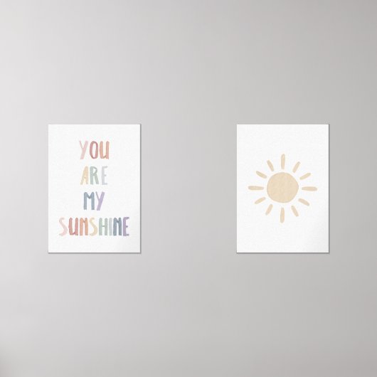 Pastel Sie sind mein Set von 2 (Vorderseite)