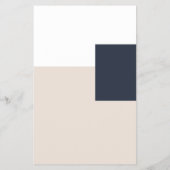 Pastel Simple Modern Geometric Flyer (Hinten)