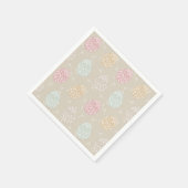 Pastel Simple Oaster Eggs Serviette (Ecke)