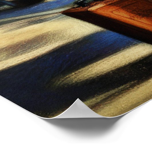 Pastel Sketch Vintage Tankwagen Poster (Ecke)