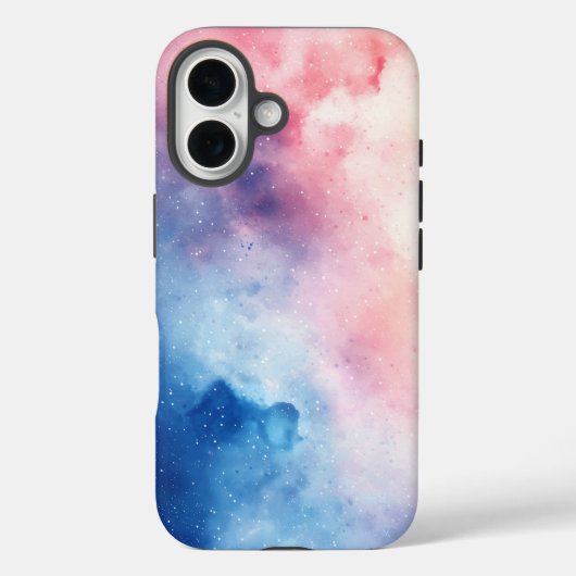 Pastel Skies - Artistic Watercolor Phone Case (Rückseite)