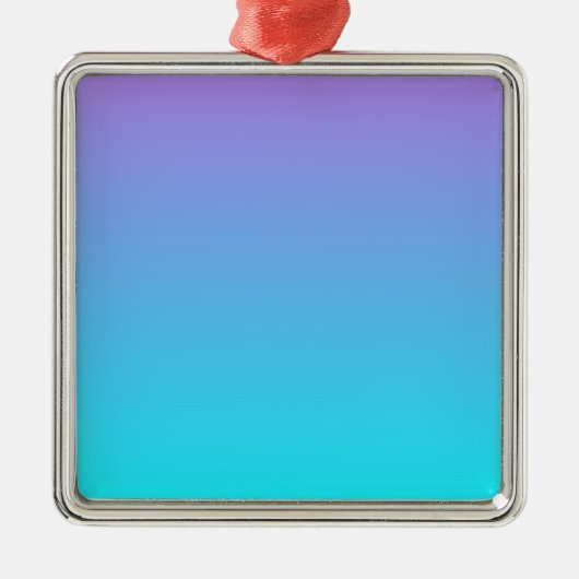 Pastel Skies Silbernes Ornament (Vorne)