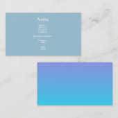 Pastel Skies Visitenkarte (Vorne/Hinten)