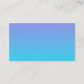 Pastel Skies Visitenkarte (Rückseite)