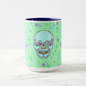 Pastel Skulls and Stars Tasse (Zentrum)