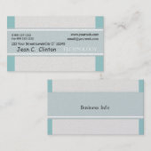 Pastel Sky Abstrakte Geometrische Werbung Visitenkarte (Vorne/Hinten)