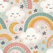 Pastel Sky Blanket Sweet Gift for Baby's World Fleecedecke