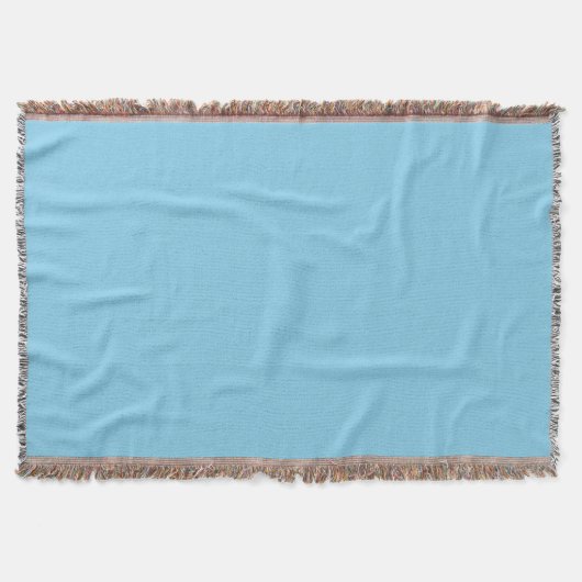Pastel Sky Blue Solid Color | Classic | elegant Decke (Vorderseite)