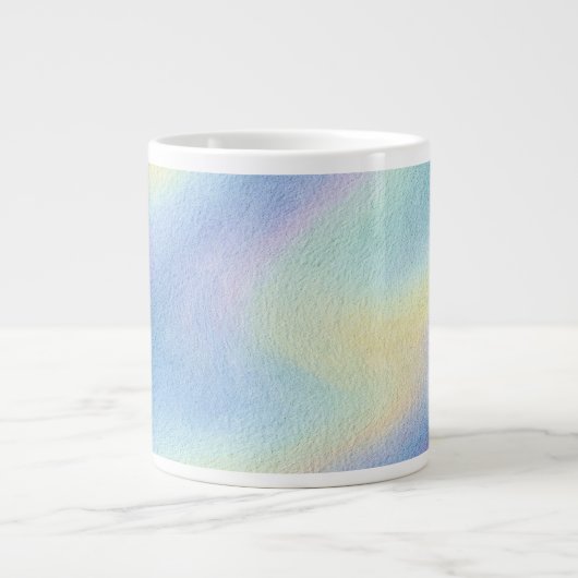 Pastel Sky Drift Jumbo-Tasse (Vorderseite)