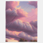 Pastel Sky Fleecedecke (Vorderseite)