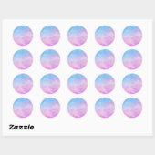 Pastel Sky Galaxy Sticker (Blatt)