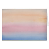 Pastel Sky Impressionist Watercolor (Vorderseite (Horizontal))