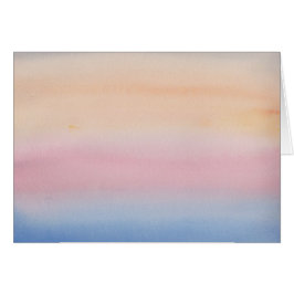 Pastel Sky Impressionist Watercolor