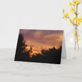 Pastel Sky Landscape Card Karte (Gelbe Blume)