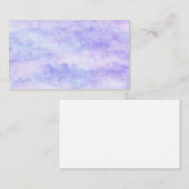 Pastel Sky Lavender, Blau und Rosa  Visitenkarte (Vorne/Hinten)