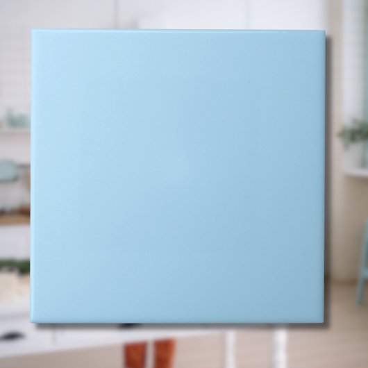 Pastel Sky Solid Color | Classic | elegant Fliese