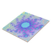 Pastel Sky Sunburst Fliese (Seite)