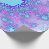 Pastel Sky Sunburst Geschenkpapier (Ecke)