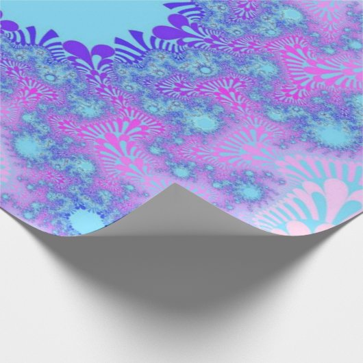 Pastel Sky Sunburst Geschenkpapier (Ecke)