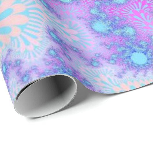 Pastel Sky Sunburst Geschenkpapier (Rolleneckpunkt)