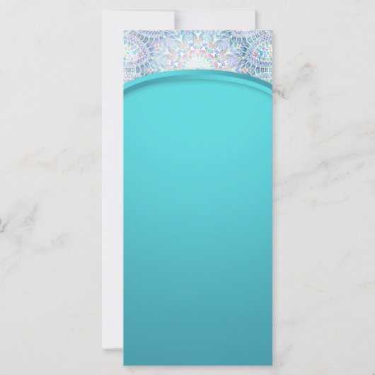Pastel Snowflake Mandala (Vorderseite)