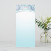 Pastel Snowflake Mandala (Stehend Vorderseite)