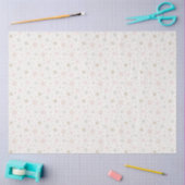 Pastel Snowflakes Off White Christmas Seidenpapier (Basteln)