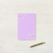 Pastel Snowflakes Post-it® Notes Post-it Klebezettel (Auf Schreibtisch)