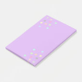 Pastel Snowflakes Post-it® Notes Post-it Klebezettel (angewinkelt)