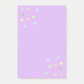 Pastel Snowflakes Post-it® Notes Post-it Klebezettel (Vorderseite)