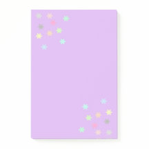 Pastel Snowflakes Post-it® Notes