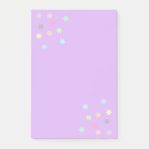 Pastel Snowflakes Post-it® Notes Post-it Klebezettel