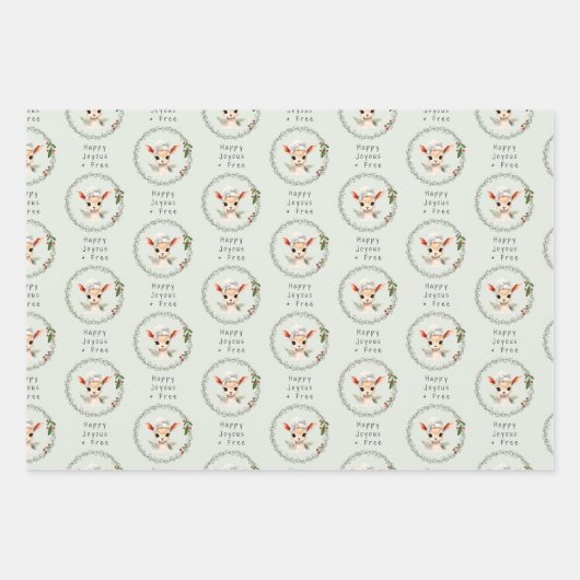 Pastel Sobriety Geschenkpapier, glücklich Freudenf Geschenkpapier Set (Vorderseite 3)