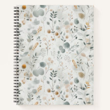 Pastel Soft Sanctuary Spiral Journal