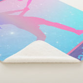 Pastel Softball Sherpa Blanket Sherpadecke (3/4)