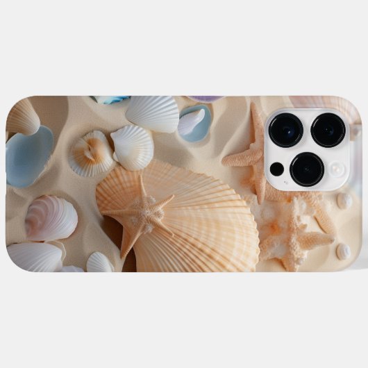 PASTEL SOMMER SAASHELLE AM STRAND Case-Mate iPhone HÜLLE (Rückseite (Horizontal))