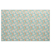 Pastel Sommertage am Strand mit den Doggos Stoff (Fat Quarter (45,7 x 55,9 cm))