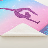 Pastel Sparkle Gymnastik Sherpa Blanket Sherpadecke (3/4)