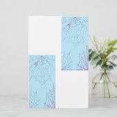 Pastel Spider Web Briefpapier (Stehend Vorderseite)