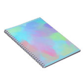 Pastel Splatter Pattern Notebook Notizblock (Rechte Seite)