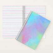 Pastel Splatter Pattern Notebook Notizblock (Innen)