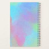 Pastel Splatter Pattern Notebook Notizblock (Rückseite)