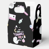 Pastel Spooky Ghost & Gang Black Halloween Geschenkschachtel (Geöffnet)