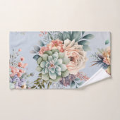 PASTEL SPRING BLUE BADEZIMMER TOWEL SET (Handtuch)