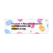 Pastel Spring Bunny Footprints Ostern Egg Hunt (Vorne)