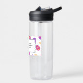 Pastel Spring Bunny Playful Ostereier Muster Trinkflasche (Links)